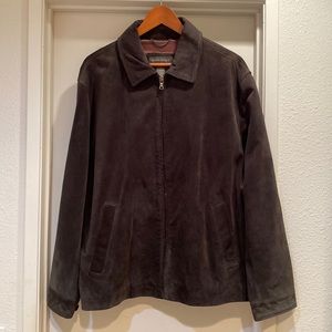 Banana Republic suede Large Men’s zip up jacket